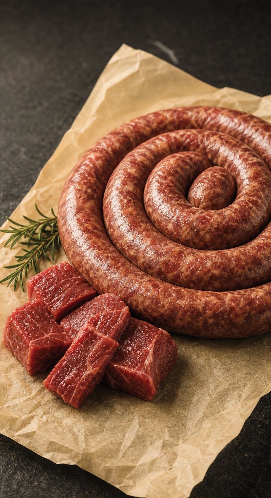 Fresh South African boerewors and quality beef cubes